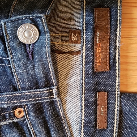 Fossil Flare leg jeans 28w x 30l - Picture 7 of 8